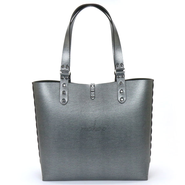 sweetch☆TOTE BRIEF 001 WIDE M Silver 스위치(SWEETCH) TOTE BRIEF 001 WIDE M Stone Grey - 사이즈