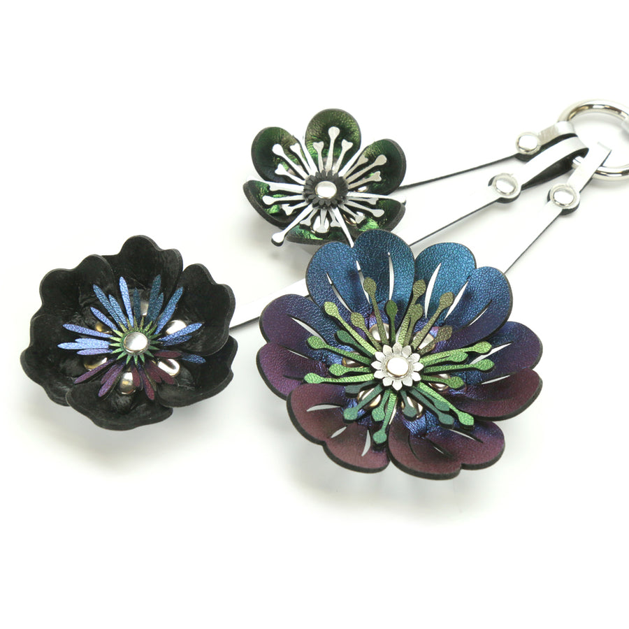 Large Flower Purse Charm - Keychain - Vegan - Made in USA – Mohop