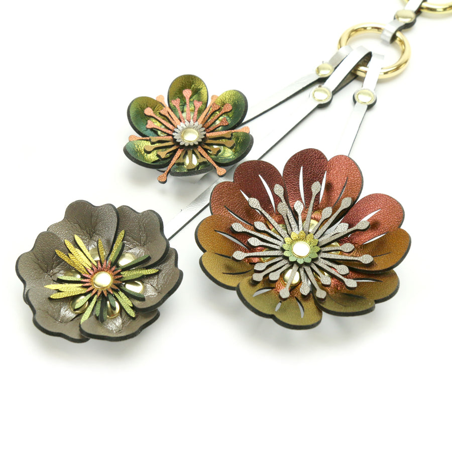 Large Flower Purse Charm - Keychain - Vegan - Made in USA – Mohop