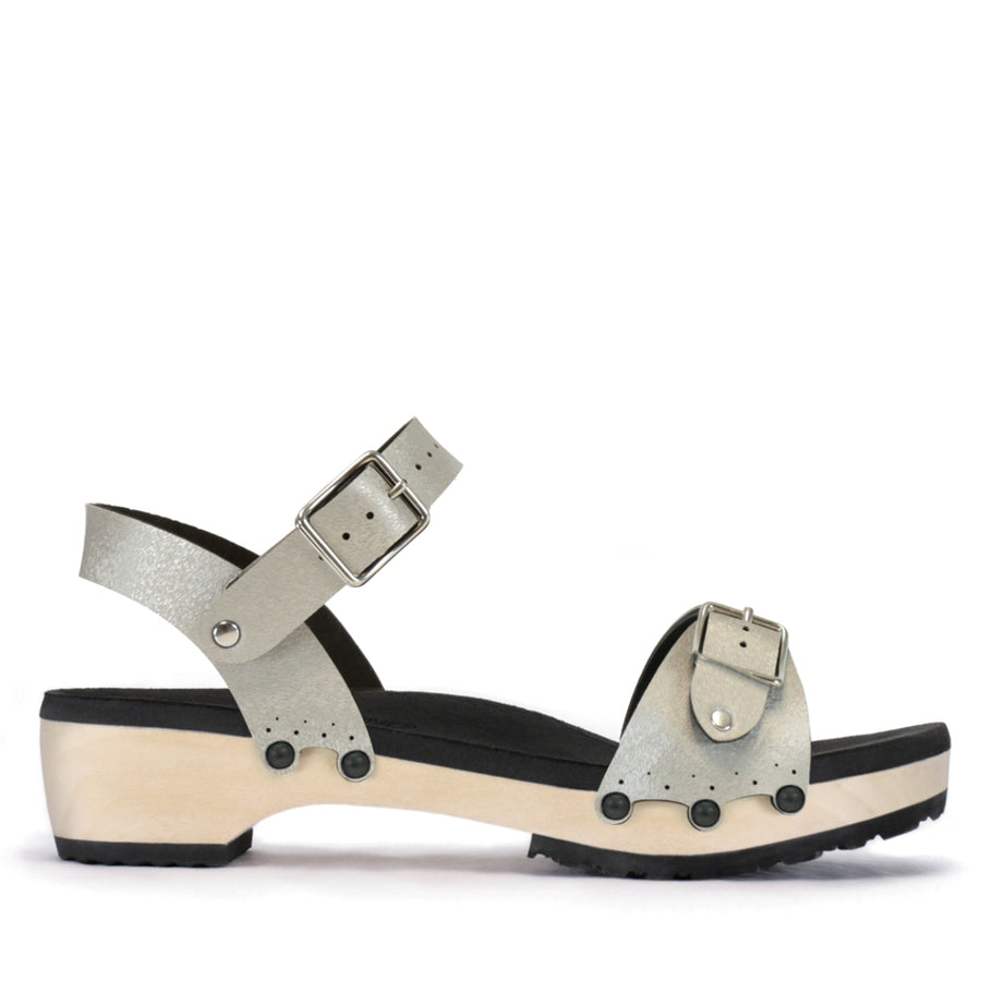Low Clog Buckle Toe Ankle