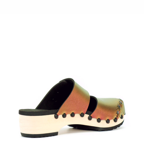 Low Clog Closed Toe Mule in Ruby - Vegan Clogs - Made in USA – Mohop