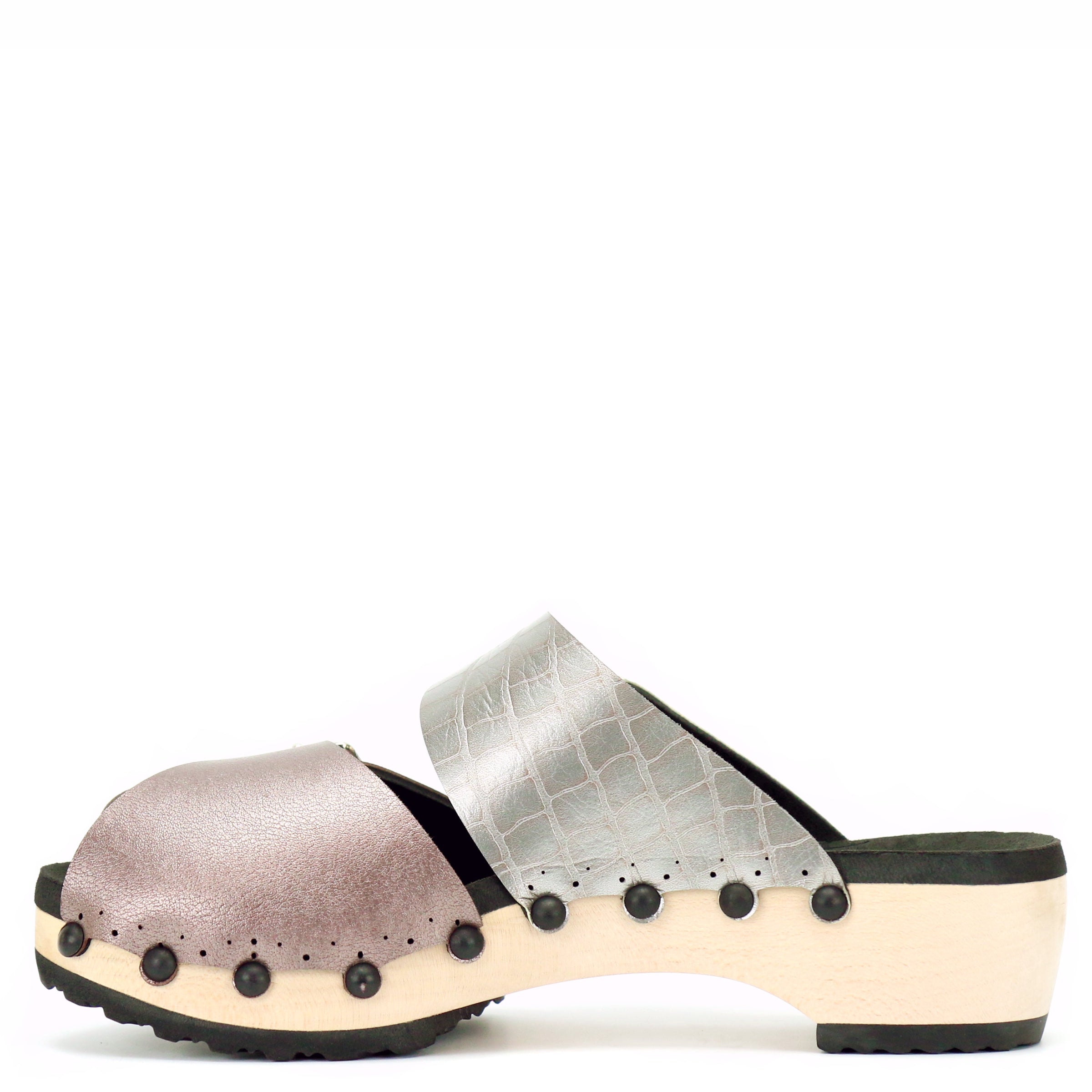 Peeptoe clogs outlet