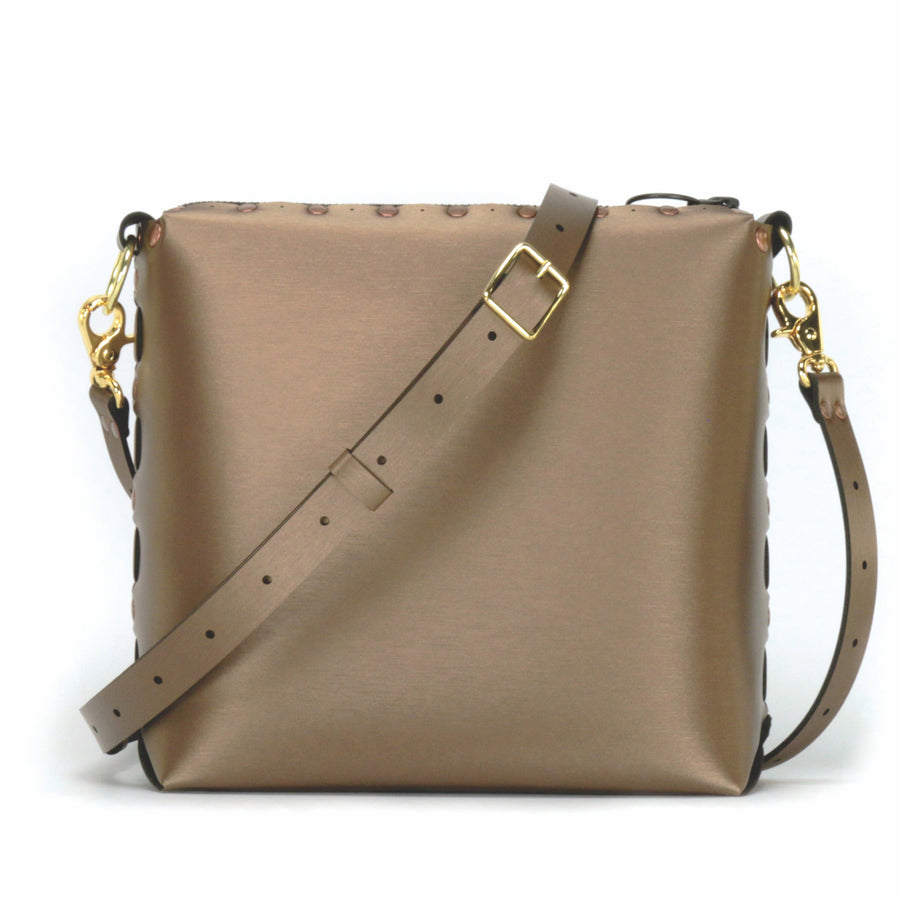 Medium Crossbody Bag - Vegan Leather Zipper Top Bag - Made in USA – Mohop