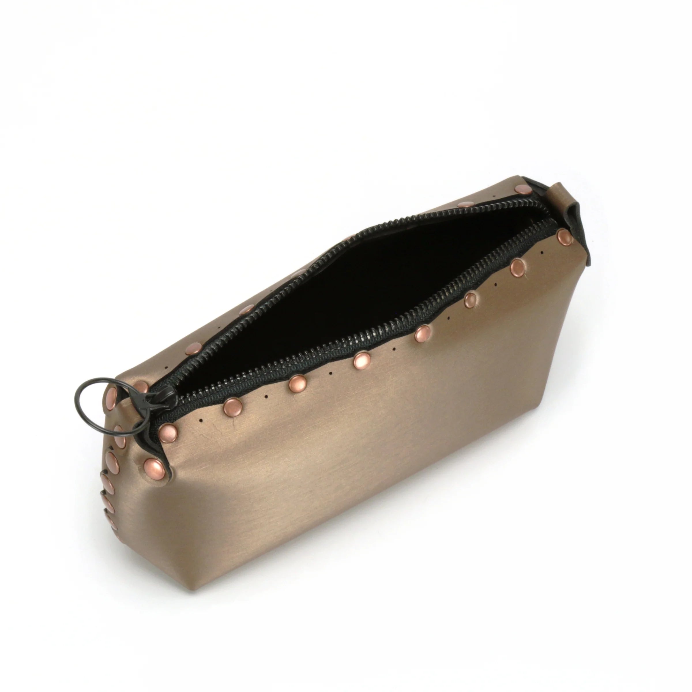 Mini Bag - Vegan Leather Zipper Top Handbag - Made in USA