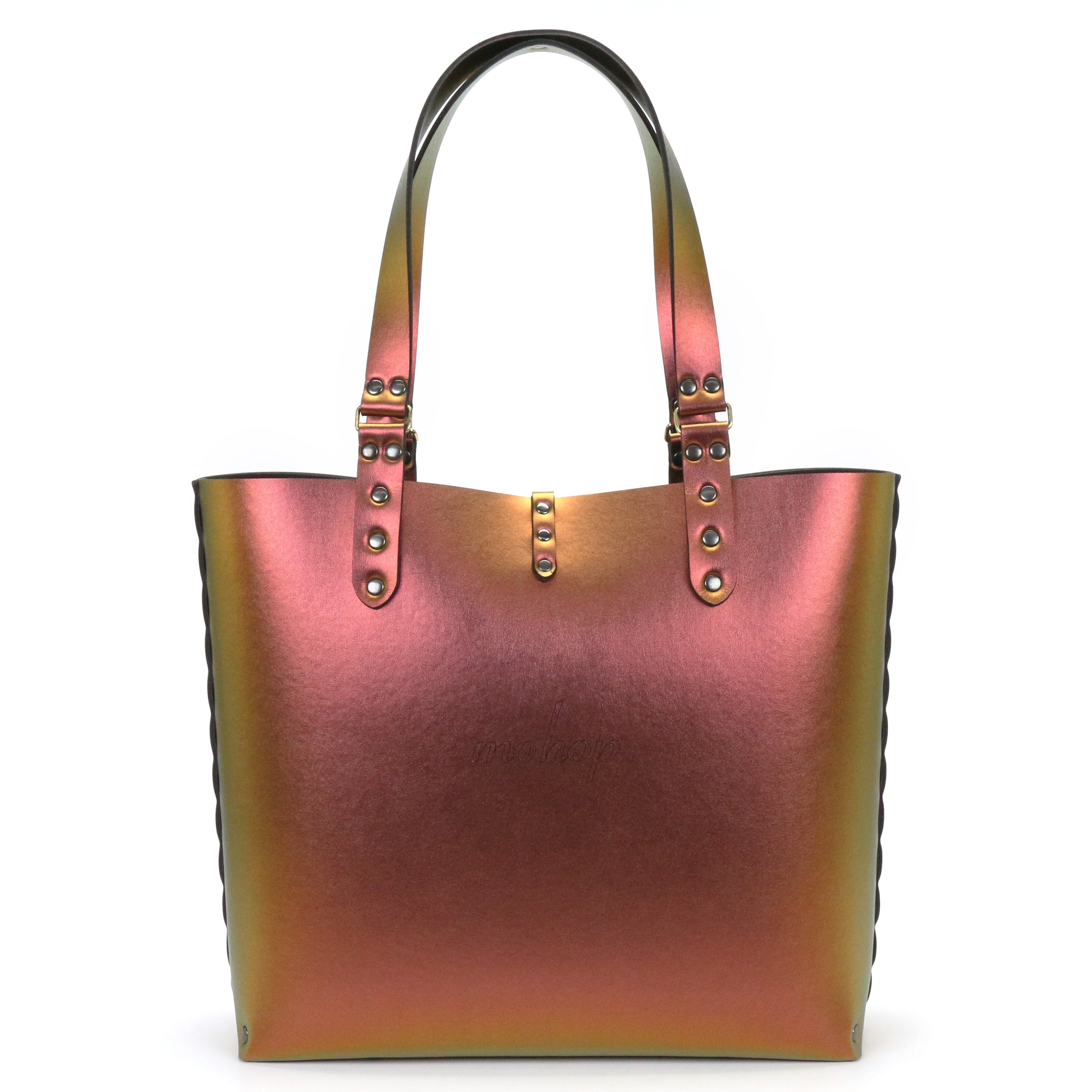 Ruby Tote Bag - Red Iridescent Tote - Vegan - Made in USA – Mohop