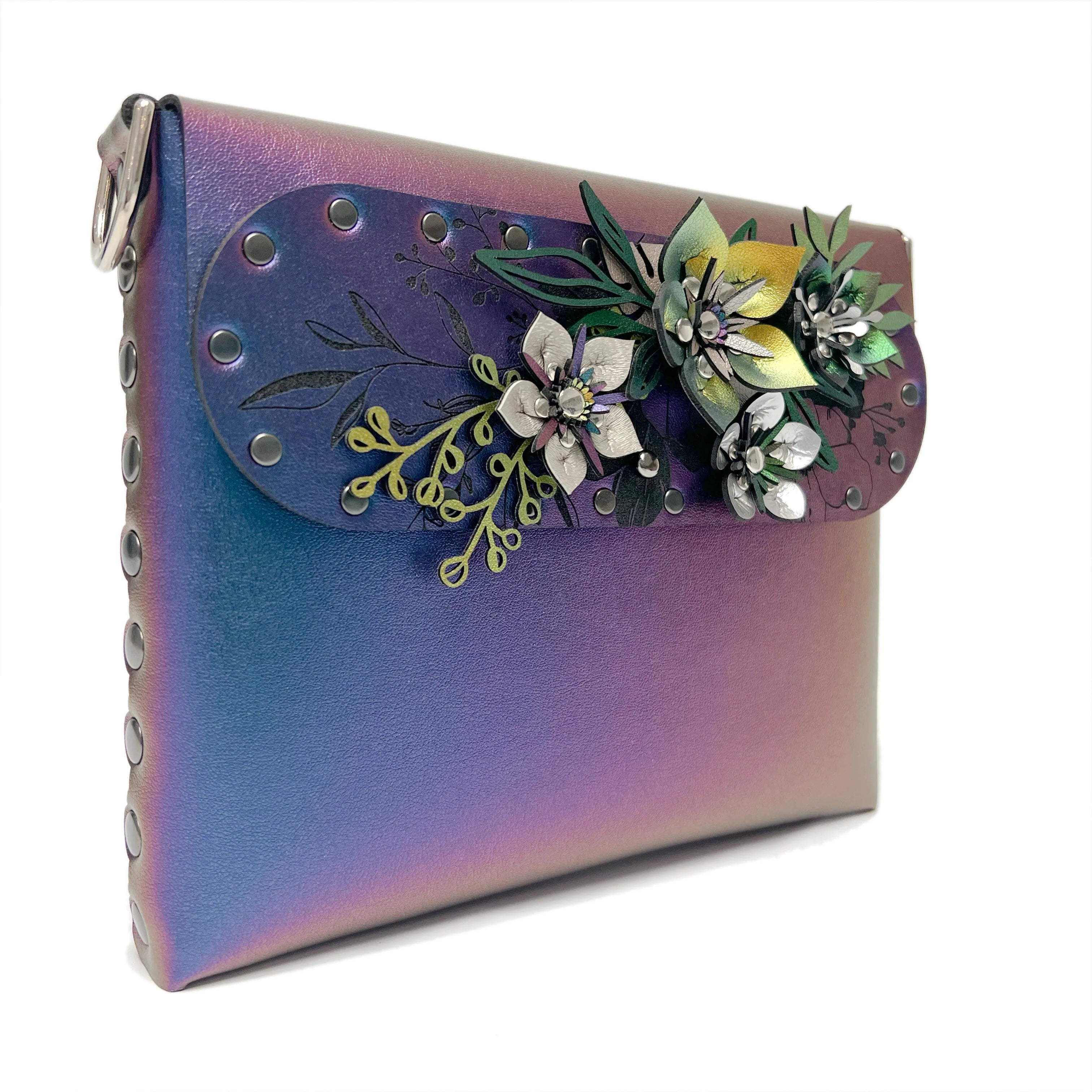 flower jacquard clutch bag – louren store