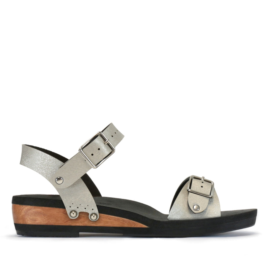 Low Wedge Buckle Toe Ankle